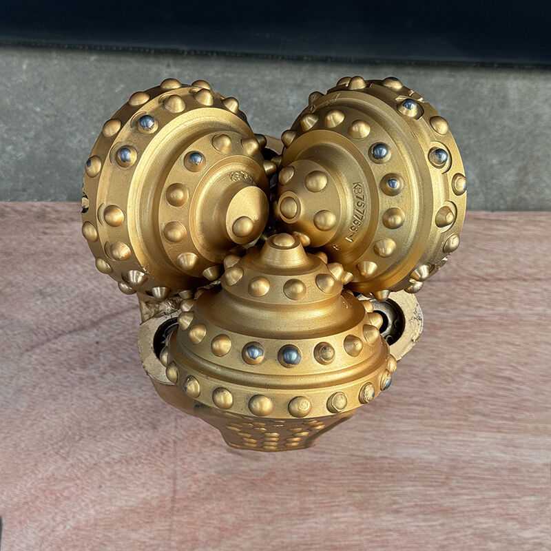 6 1/2 pollici IADC637 Dente di acciaio Tricone trapano per la perforazione rapida in formazioni morbide